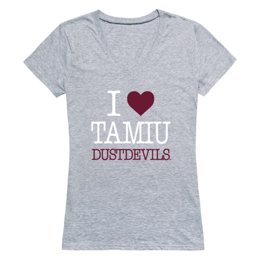 I Love Texas A&M International University DustDevils Womens T-Shirt Tee