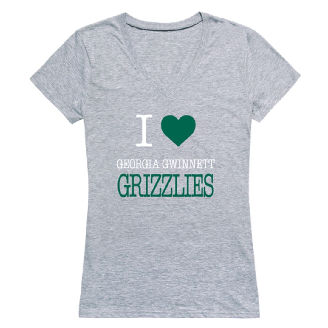 I Love Georgia Gwinnett College Grizzlies Womens T-Shirt Tee