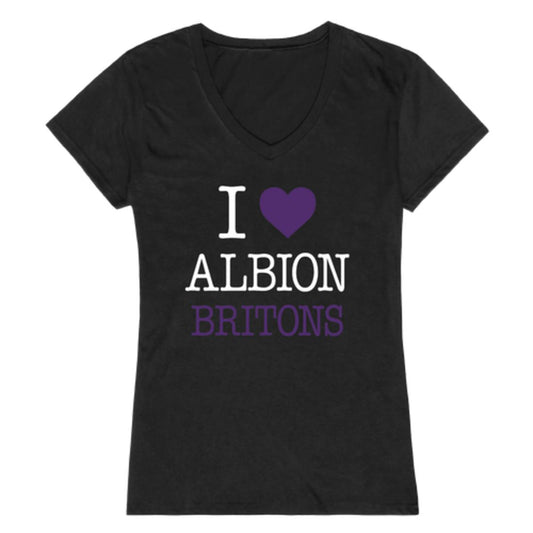 I Love Albion College Britons Womens T-Shirt Tee