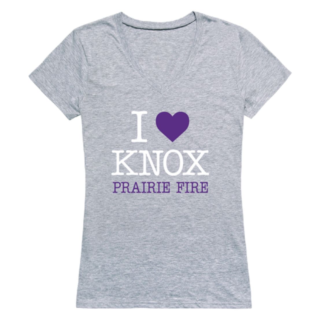 I Love Knox College Prairie Fire Womens T-Shirt Tee