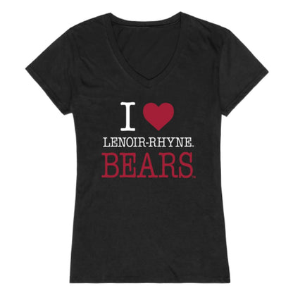 I Love Lenoir-Rhyne University Bears Womens T-Shirt Tee