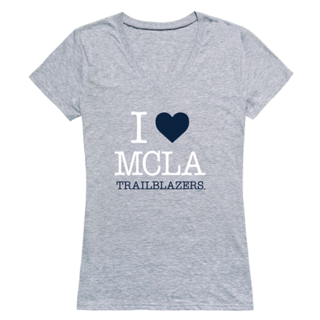 I Love Massachusetts College of Liberal Arts Trailblazers Womens T-Shirt Tee