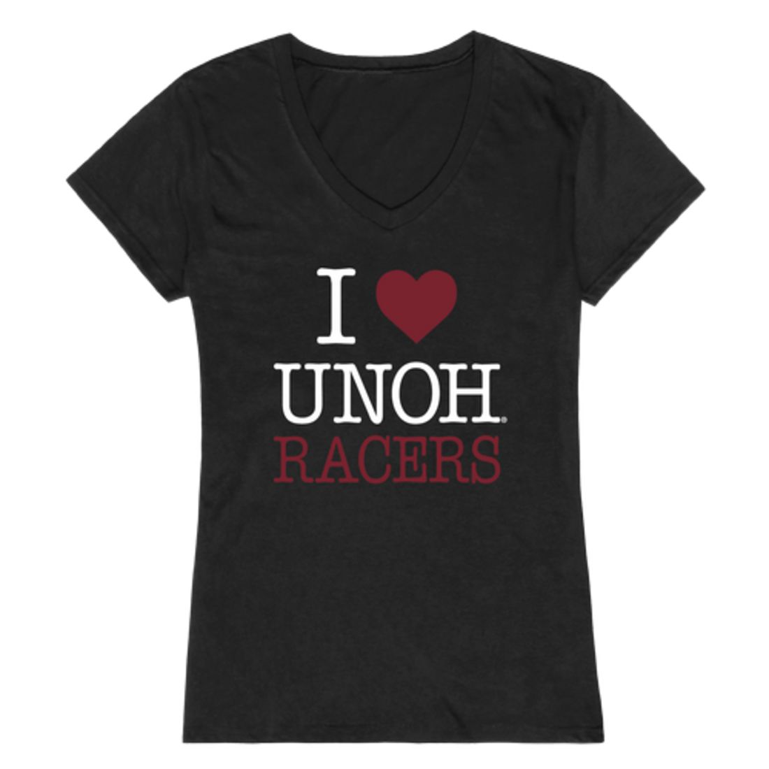 I Love University of Northwestern Ohio Racers Womens T-Shirt Tee