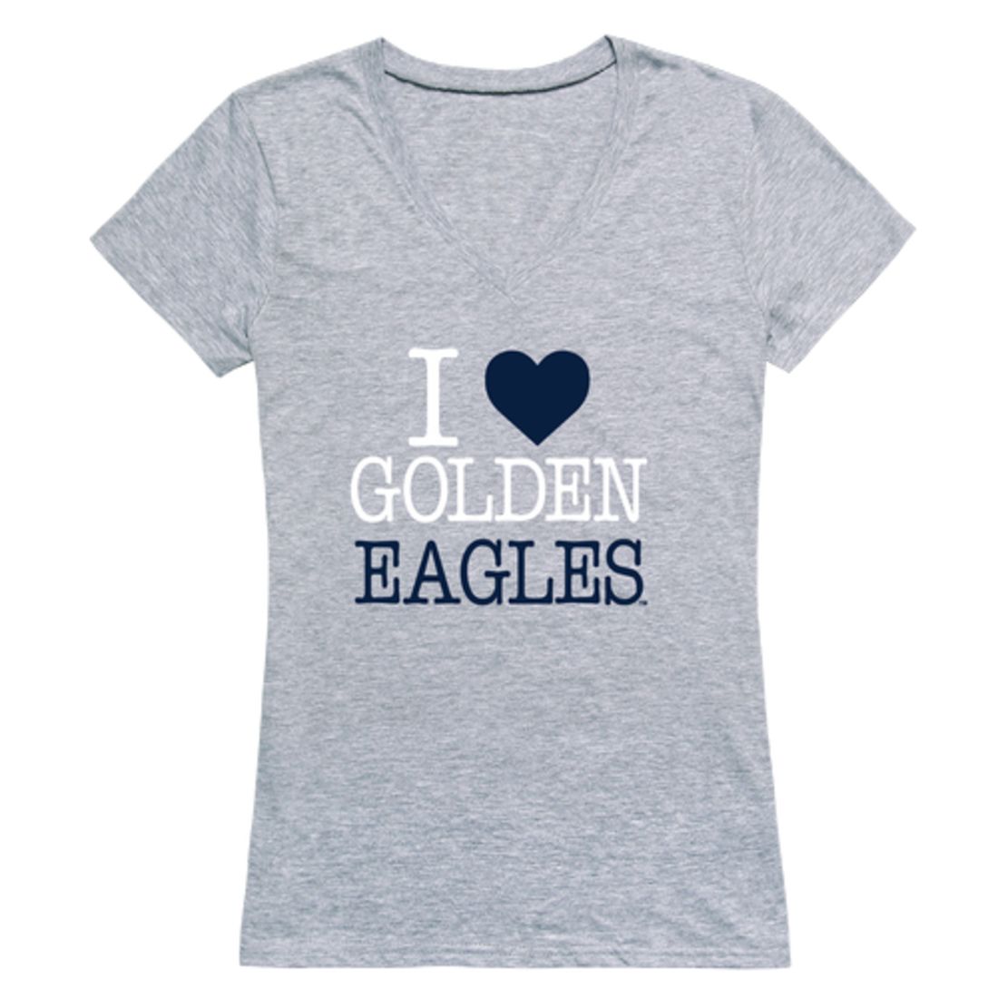 I Love Oral Roberts University Golden Eagles Womens T-Shirt Tee