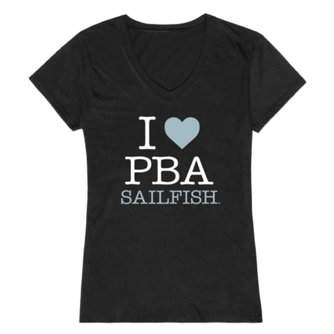 I Love Palm Beach Atlantic University Sailfish Womens T-Shirt Tee