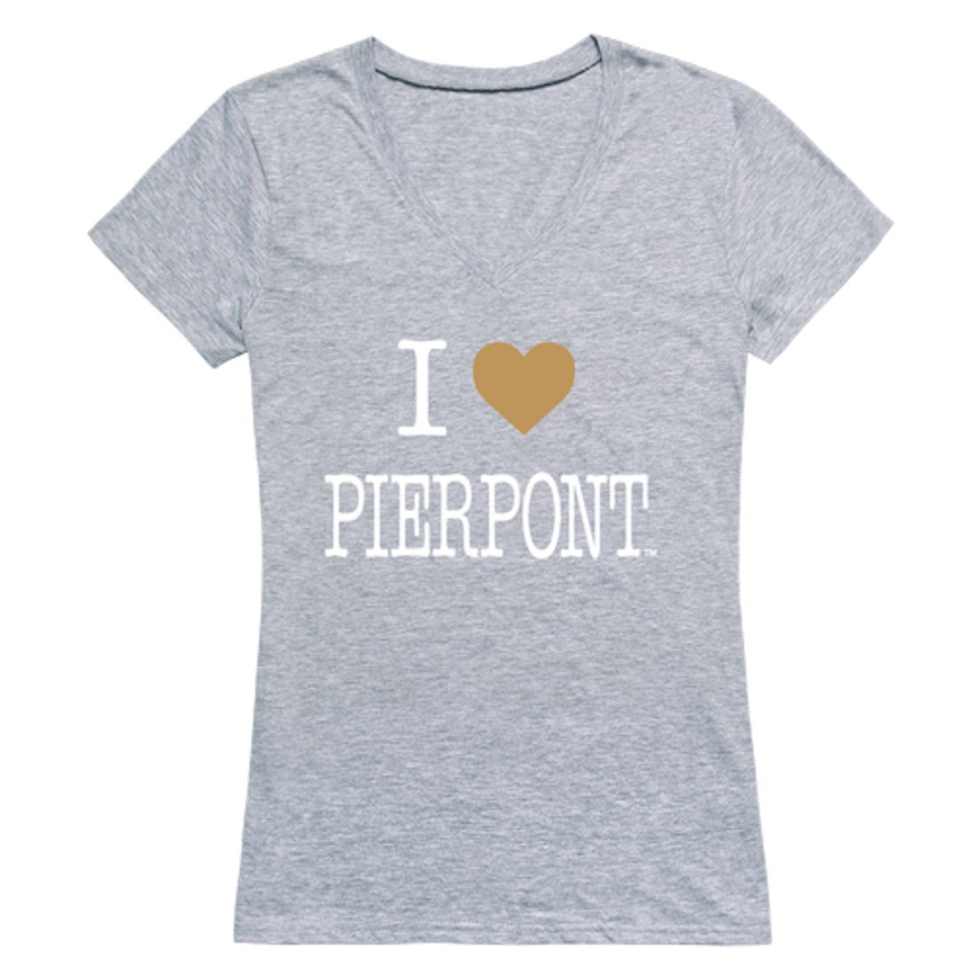 I Love Pierpont Community & Technical College Lions Womens T-Shirt Tee