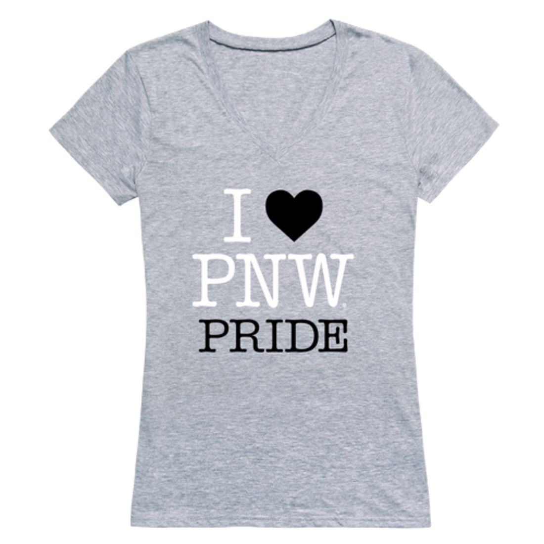 I Love Purdue University Northwest Lion Womens T-Shirt Tee