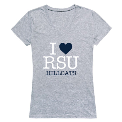 I Love Rogers State University Hillcats Womens T-Shirt Tee