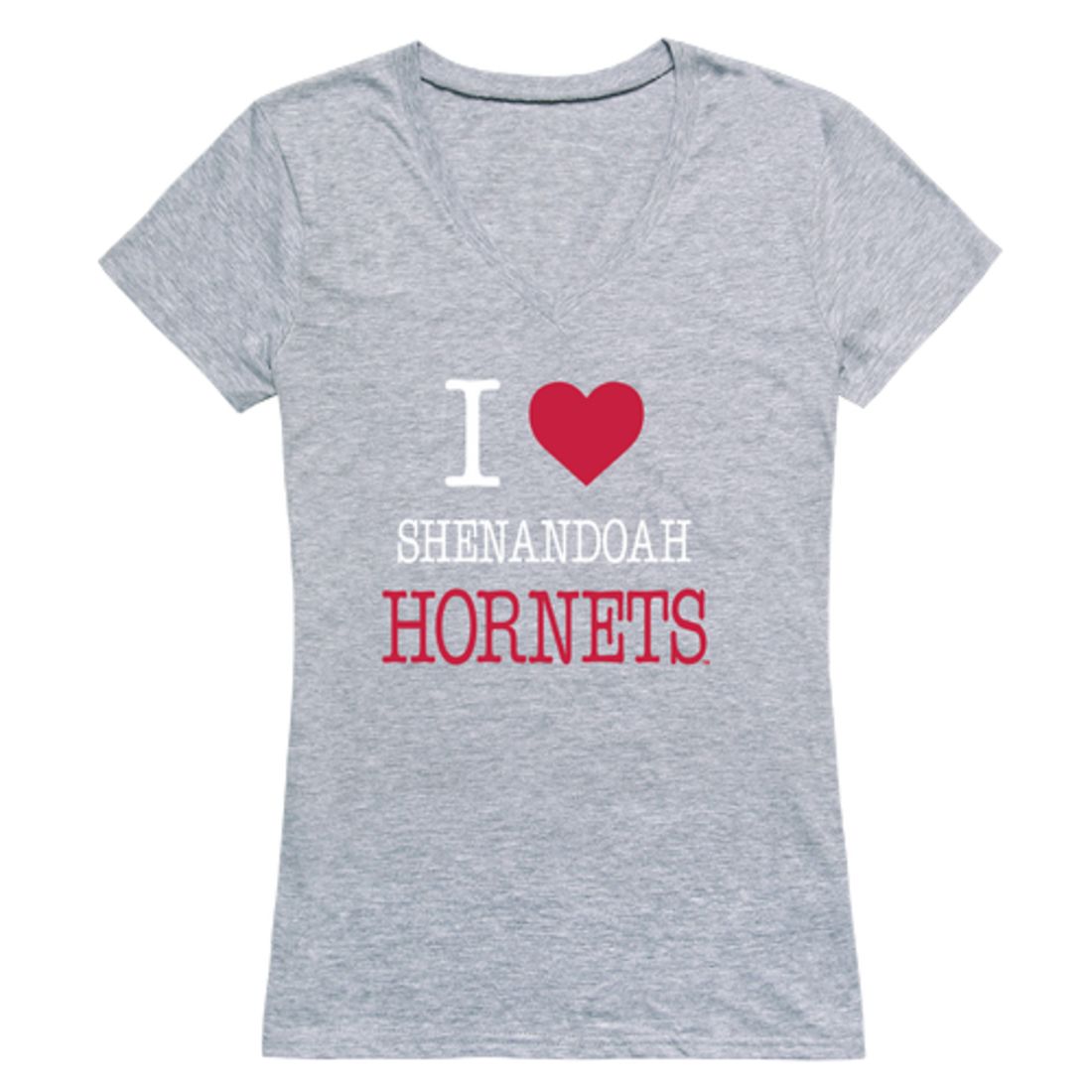 I Love Shenandoah University Hornets Womens T-Shirt Tee