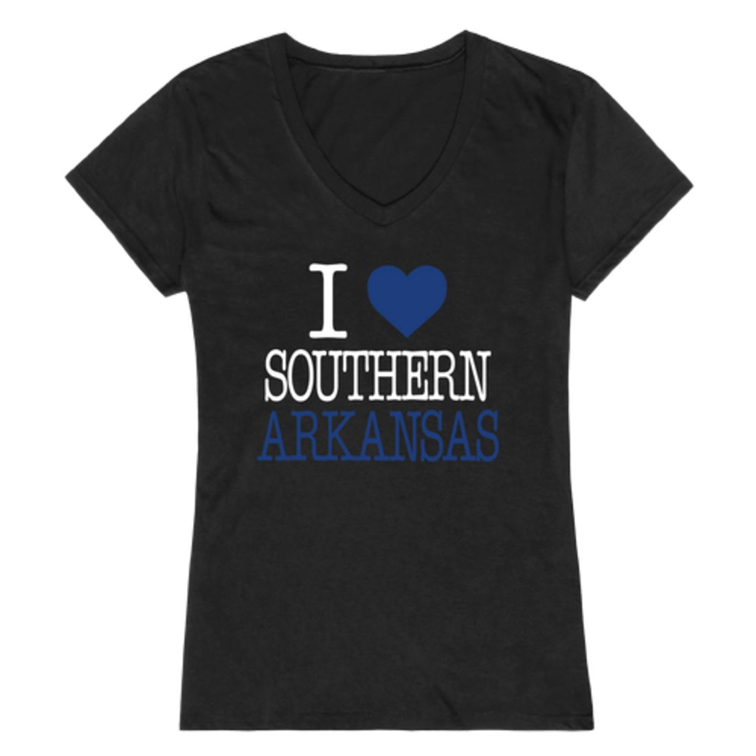 I Love Southern Arkansas University Muleriders Womens T-Shirt Tee