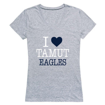 I Love Texas A&M University-Texarkana Eagles Womens T-Shirt Tee