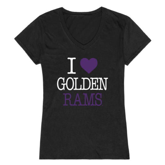 I Love West Chester University Rams Womens T-Shirt Tee