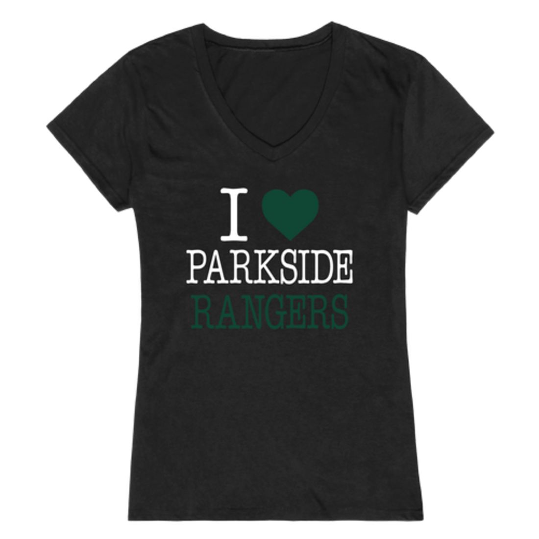 I Love University of Wisconsin-Parkside Rangers Womens T-Shirt Tee