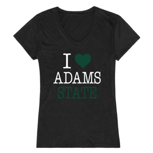 I Love Adams State University Grizzlies Womens T-Shirt Tee