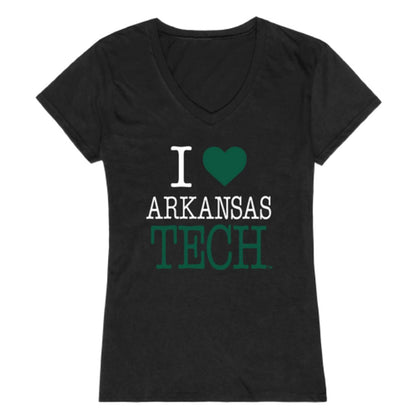 I Love Arkansas Tech University Wonder Boys Womens T-Shirt Tee