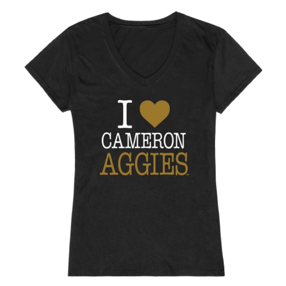 I Love Cameron University Aggies Womens T-Shirt Tee