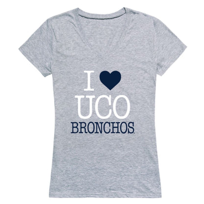I Love University of Central Oklahoma Bronchos Womens T-Shirt Tee