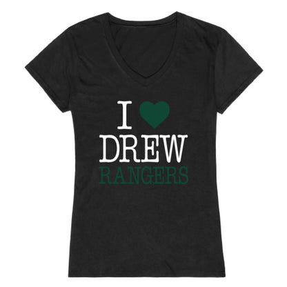 I Love Drew University Rangers Womens T-Shirt Tee