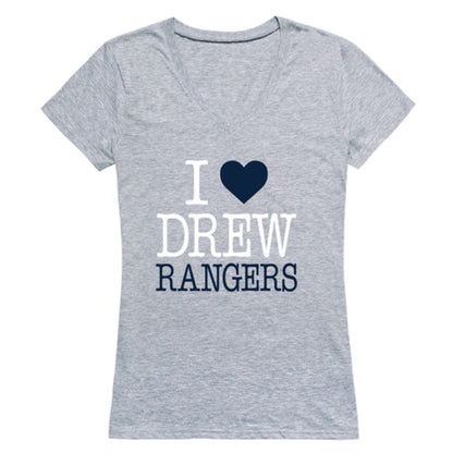 I Love Drew University Rangers Womens T-Shirt Tee