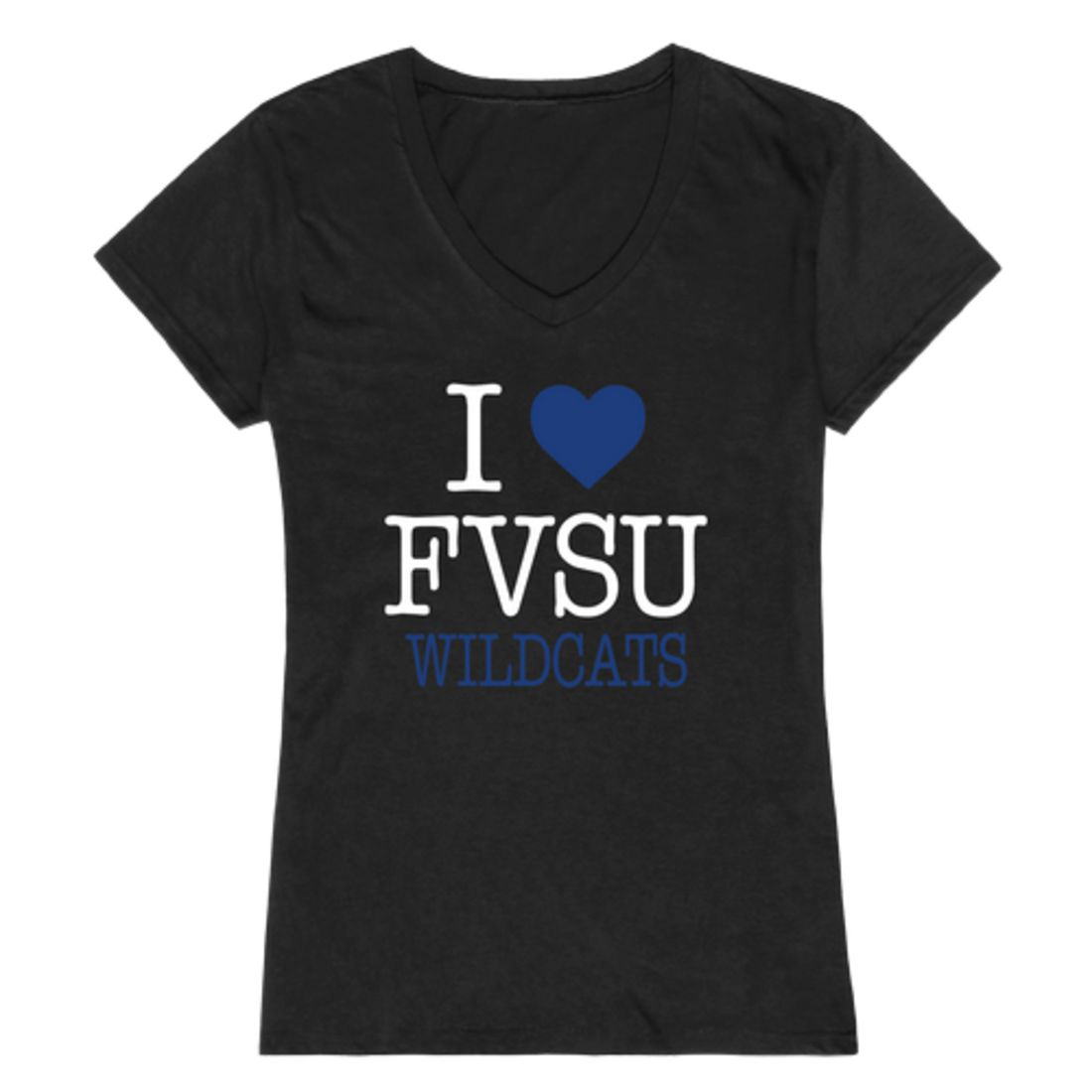 I Love Fort Valley State University Wildcats Womens T-Shirt Tee