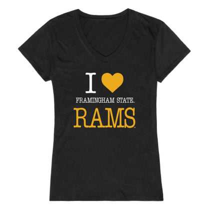 I Love Framingham State University Rams Womens T-Shirt Tee