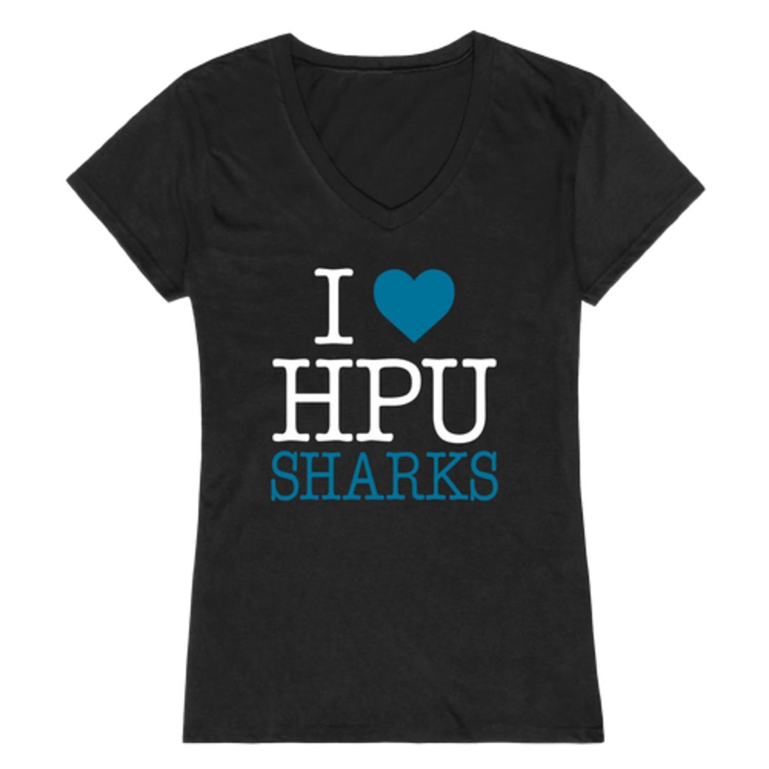 I Love Hawaii Pacific University Sharks Womens T-Shirt Tee