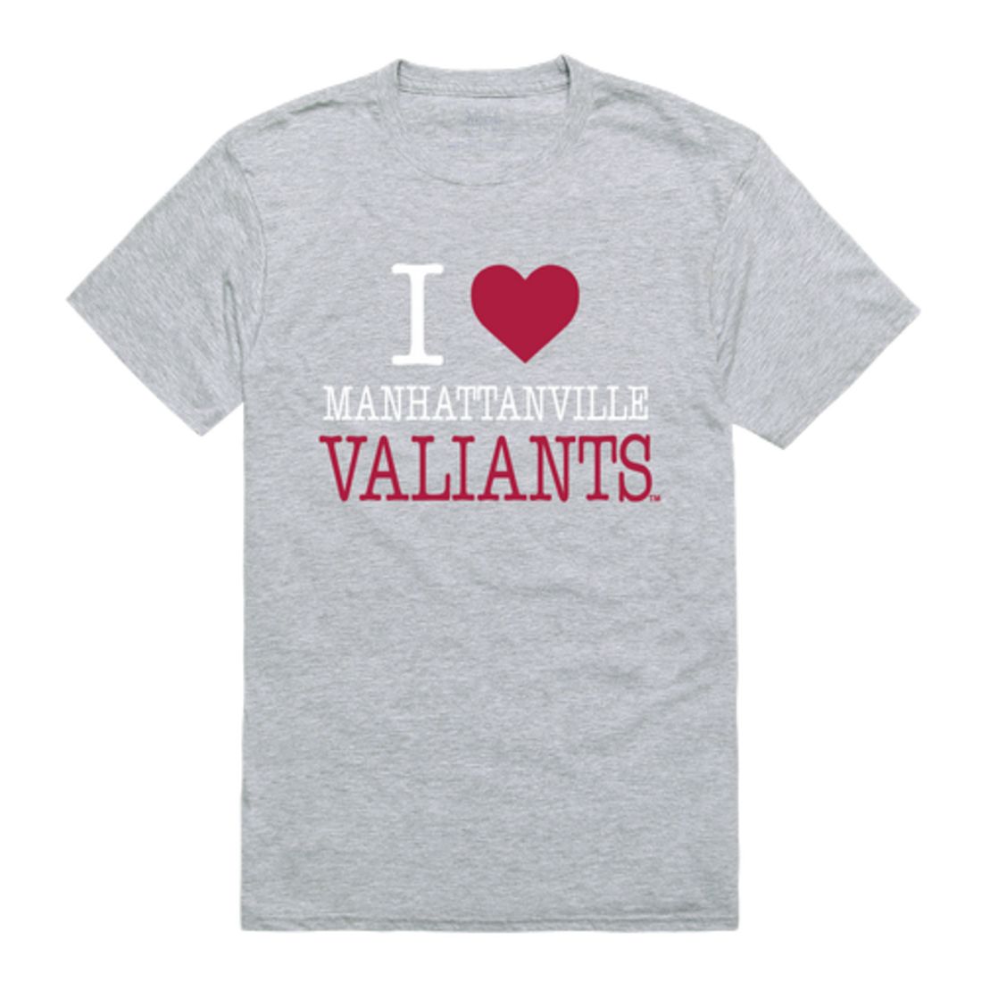 I Love Manhattanville College Valiants T-Shirt Tee