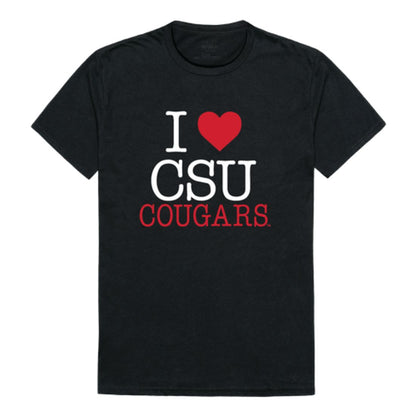 I Love Columbus State University Cougars T-Shirt Tee
