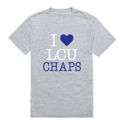 I Love Lubbock Christian University Chaparral T-Shirt Tee
