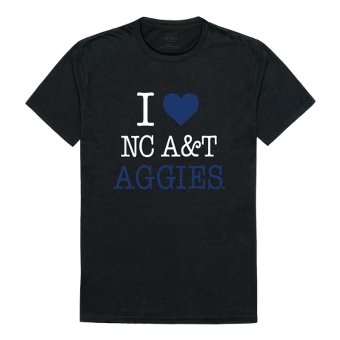 I Love North Carolina A&T State University Aggies T-Shirt Tee