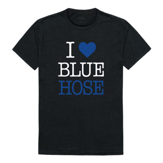 I Love Presbyterian College Blue Hose T-Shirt Tee