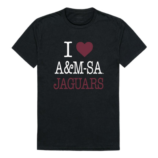 I Love Texas A&M University-San Antonio Jaguars T-Shirt Tee