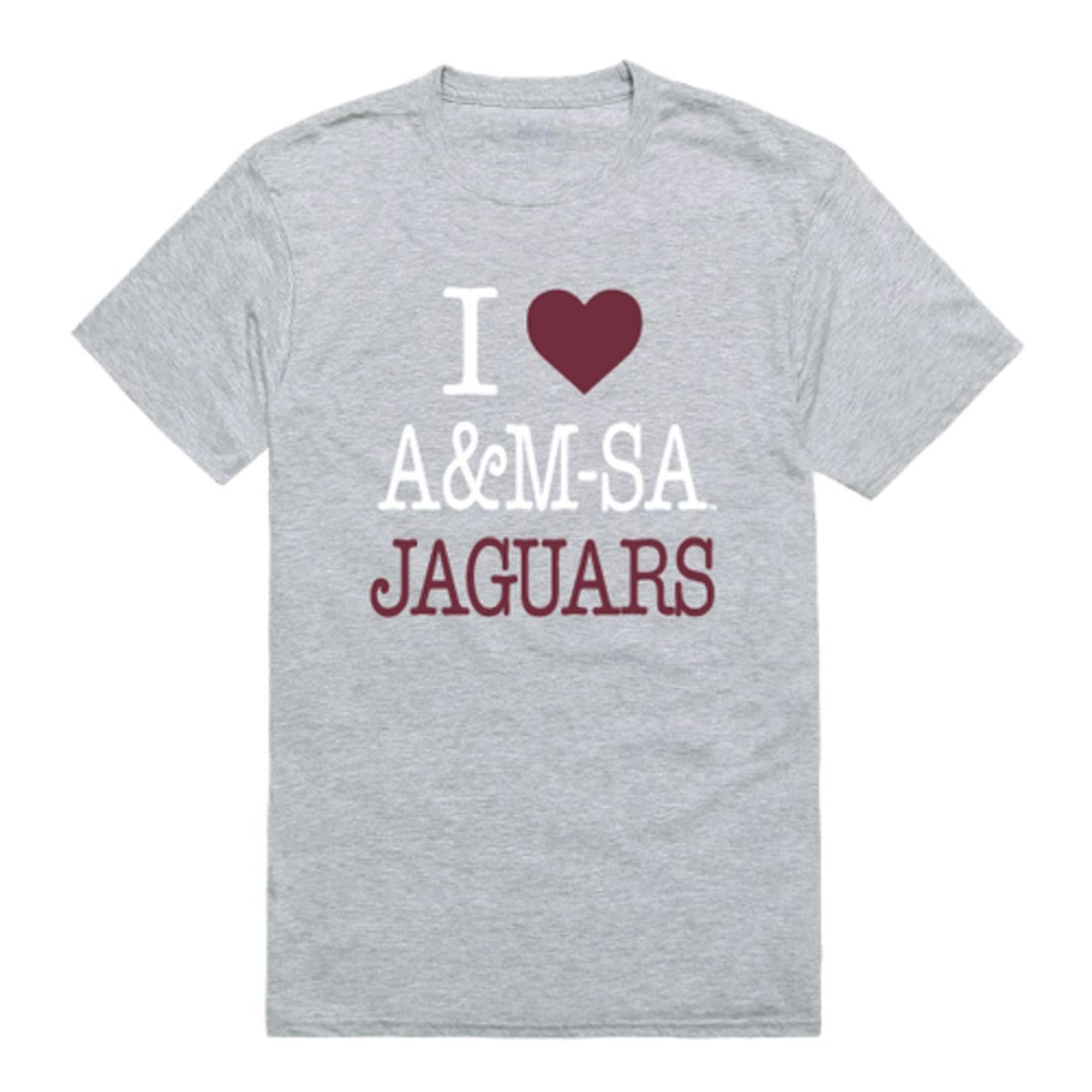 I Love Texas A&M University-San Antonio Jaguars T-Shirt Tee