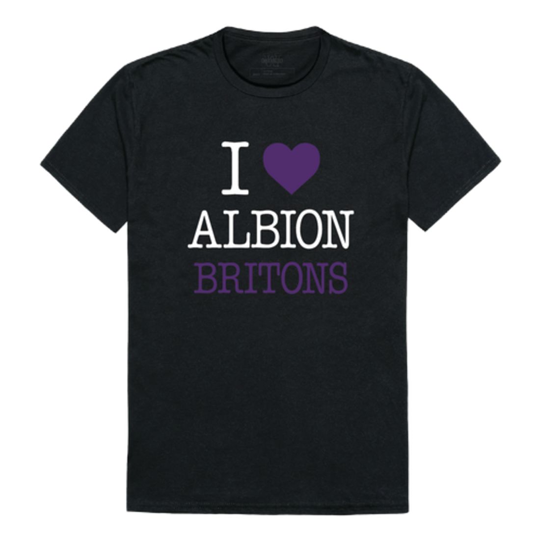 I Love Albion College Britons T-Shirt Tee