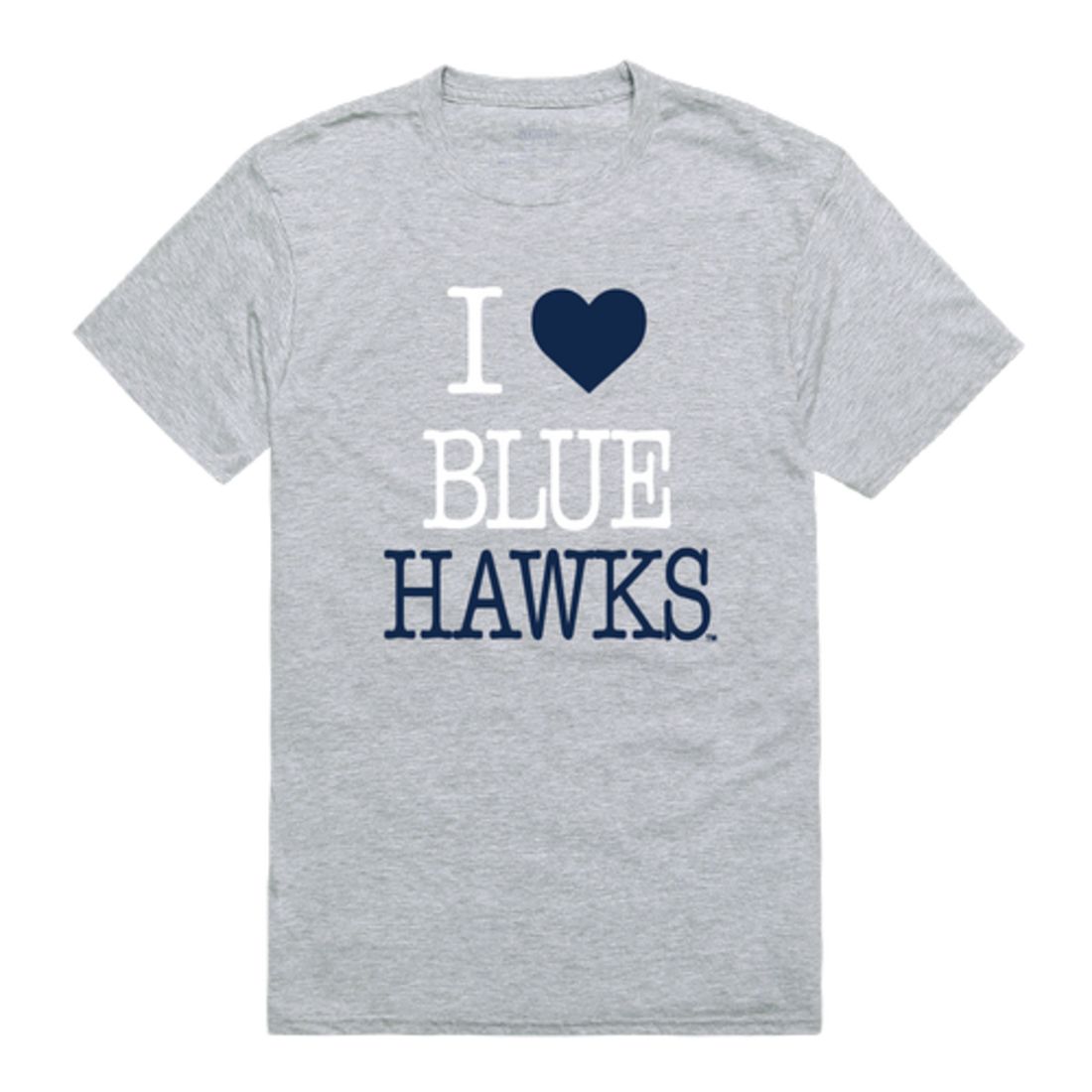 I Love Dickinson State University Blue Hawks T-Shirt Tee