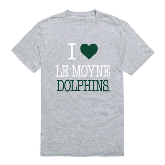 Mouseover Image, I Love Le Moyne College Dolphins T-Shirt Tee