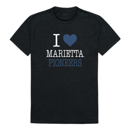 I Love Marietta College Pioneers T-Shirt Tee