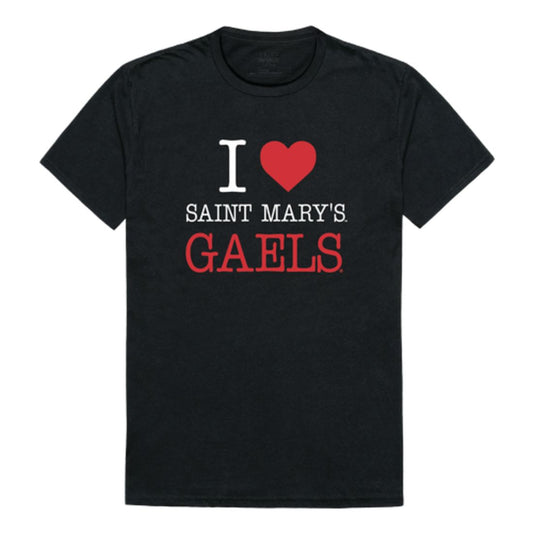 I Love Saint Mary's College of California Gaels T-Shirt Tee