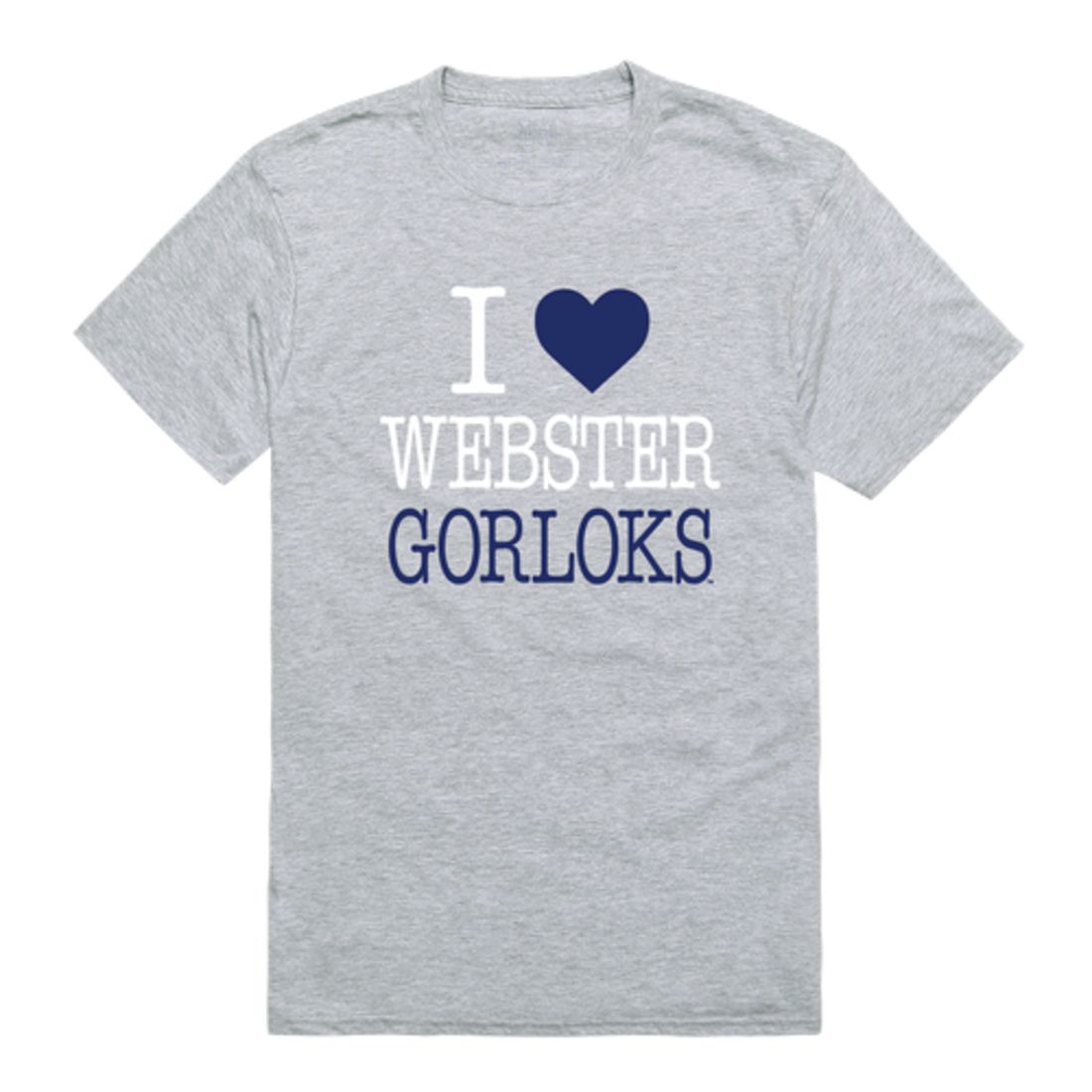 I Love Webster University Gorlocks T-Shirt Tee