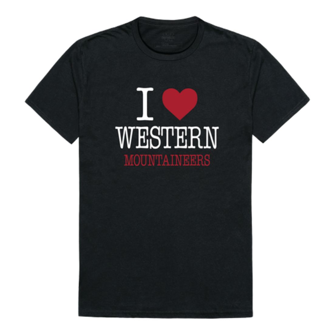 I Love Western Colorado University Mountaineers T-Shirt Tee