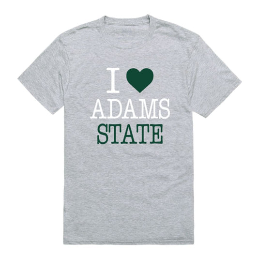 Mouseover Image, I Love Adams State University Grizzlies T-Shirt Tee