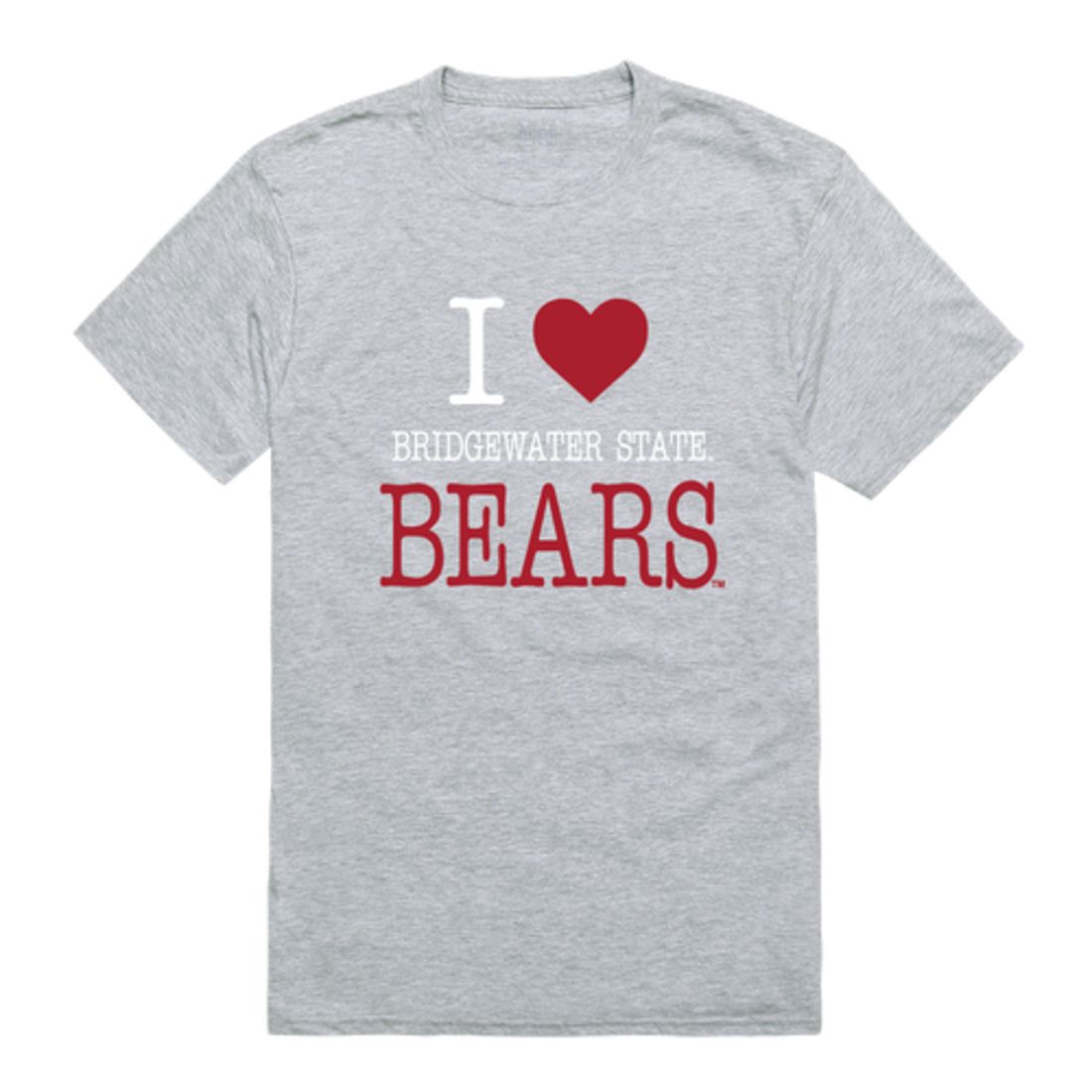 I Love Bridgewater State University Bears T-Shirt Tee