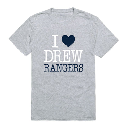 I Love Drew University Rangers T-Shirt Tee