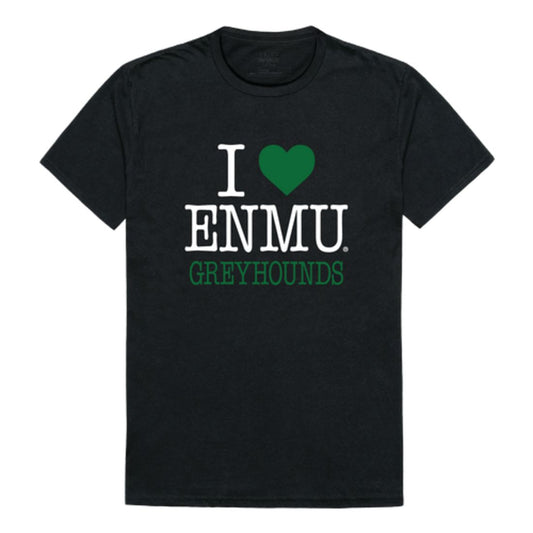 I Love Eastern New Mexico University Greyhounds T-Shirt Tee