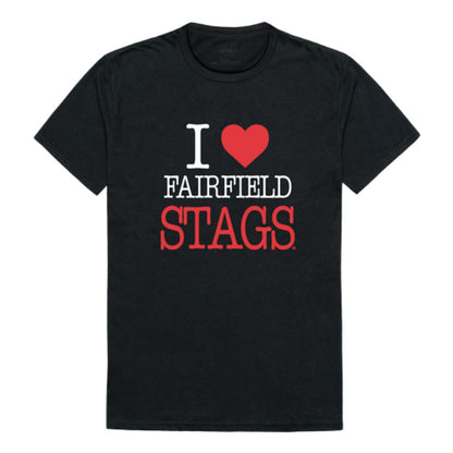 I Love Fairfield University Stags T-Shirt Tee