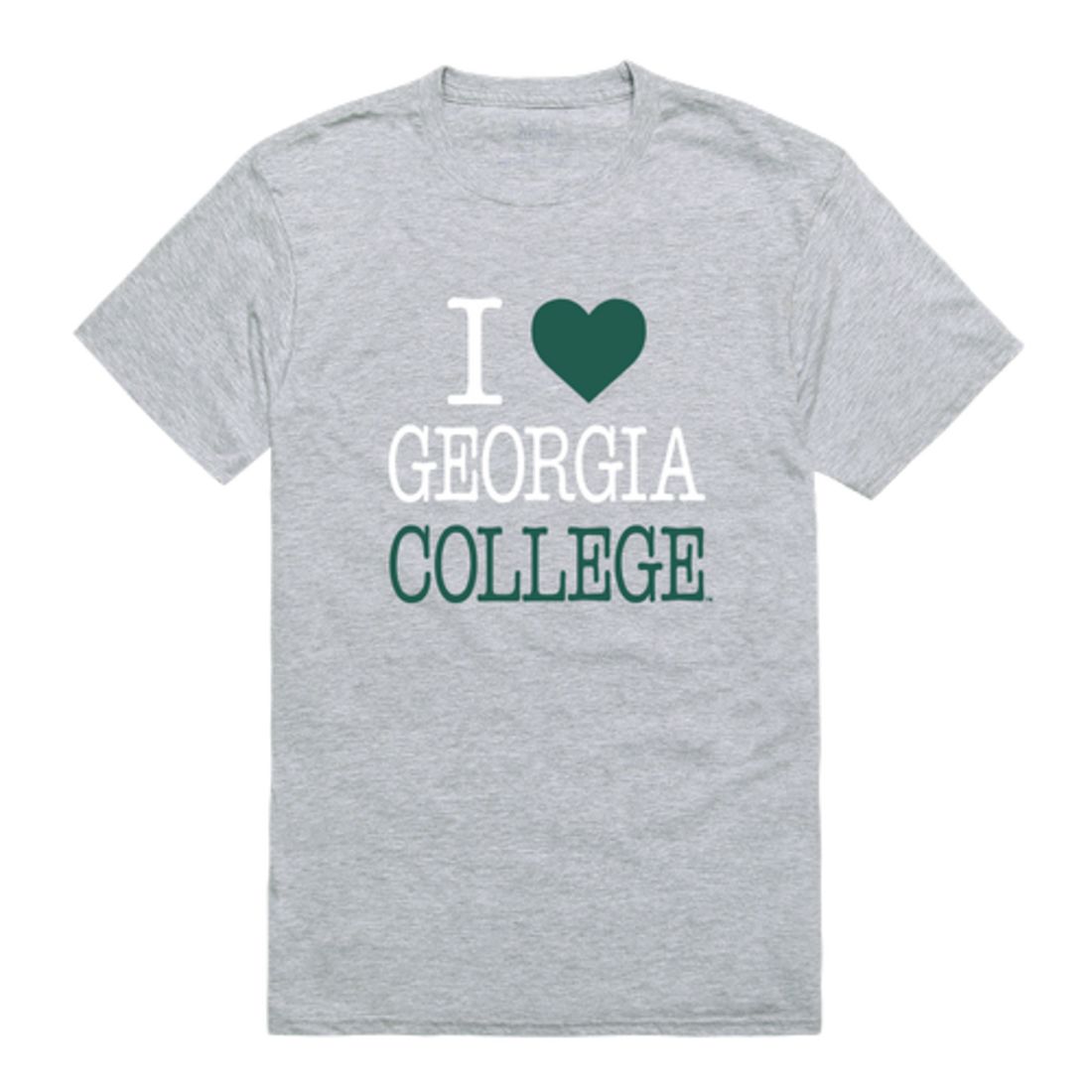 I Love Georgia College and State University Bobcats T-Shirt Tee