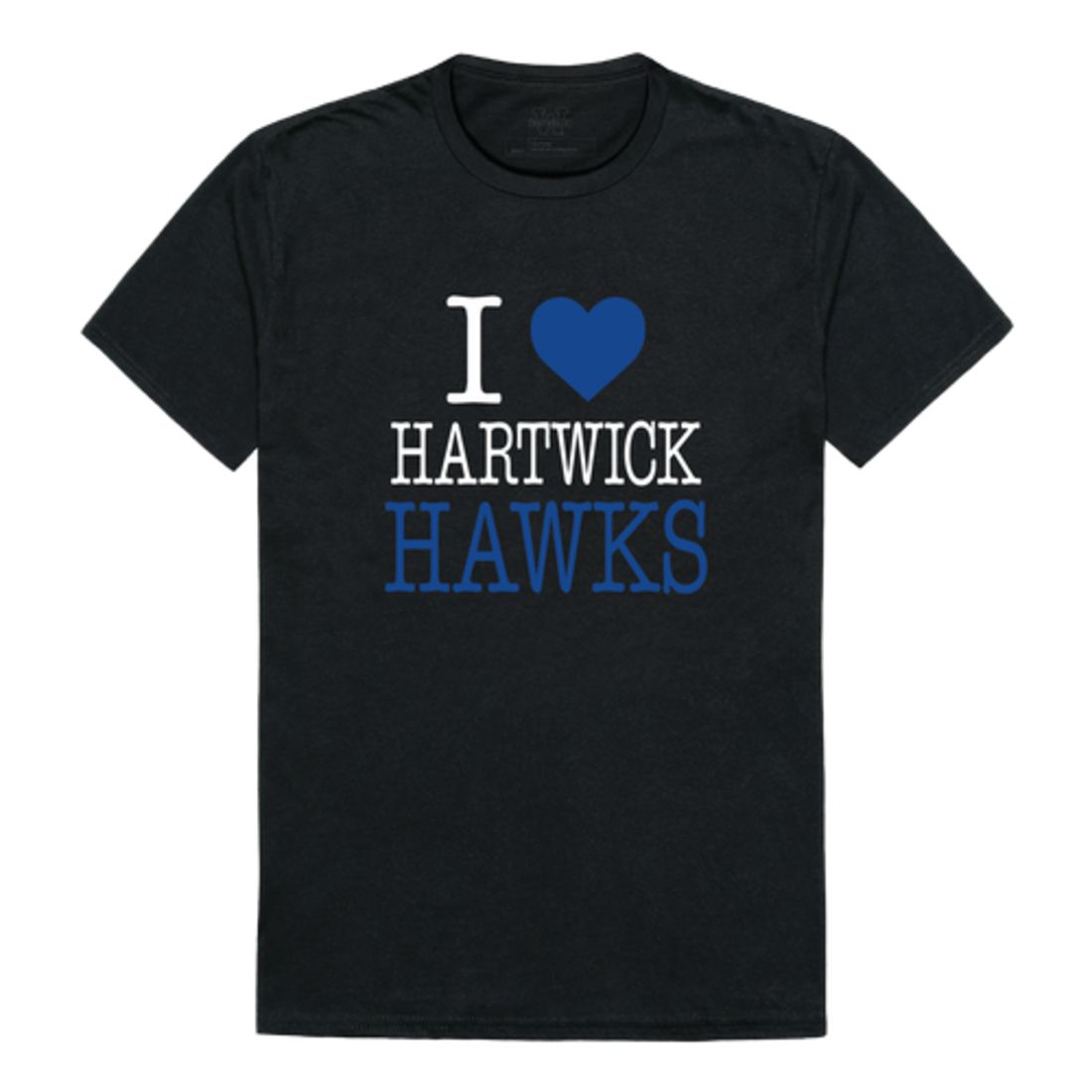 I Love Hartwick College Hawks T-Shirt Tee