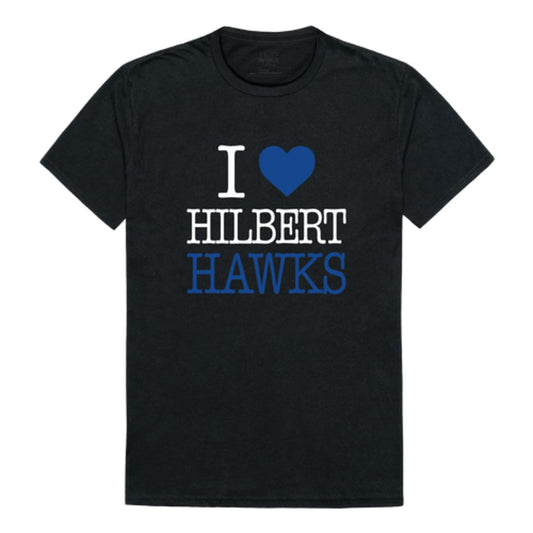 I Love Hilbert College Hawks T-Shirt Tee