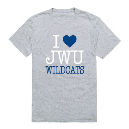 I Love Johnson & Wales University Wildcats T-Shirt Tee