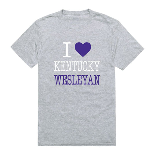Mouseover Image, I Love Kentucky Wesleyan College Panthers T-Shirt Tee